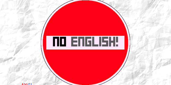 NO ENGLISH