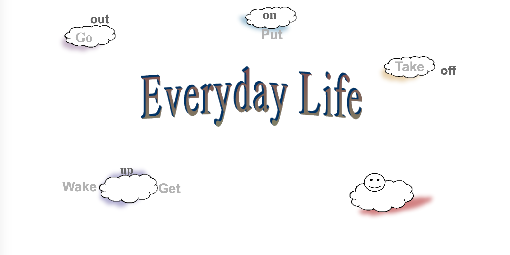 Календарь фразовых глаголов